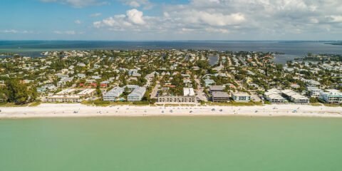 Holmes Beach from above